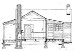 1 bedroom, 24' &times; 24' house - free plans