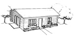 2 bedroom 25' &times; 33' house - free plans