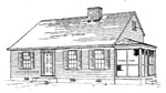 2 bedroom, 31' &times; 34' house, - free plans
