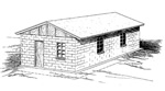 2 bedroom - 16' &times; 24' house - free plans