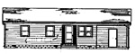 3 bedroom house - 26' &times; 47' - free plans