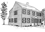 4 bedroom, 2 story, 30' &times; 35' house, - free plans