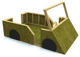 car playhouse - free plans, drawings & instructions