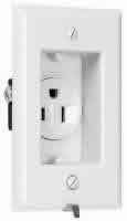 120 VAC 15 Amp Clock Hanger Receptacle