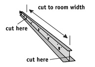 Cutting main <q>T</q> for shorter than full length measurements