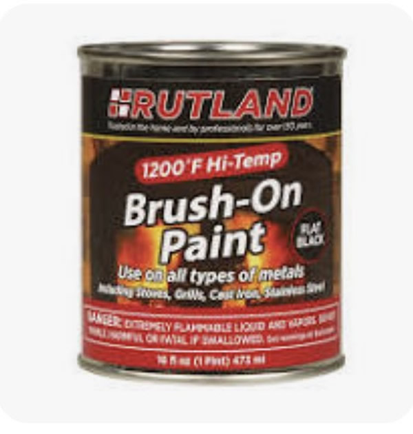 1200 degree hi temp brush on paint