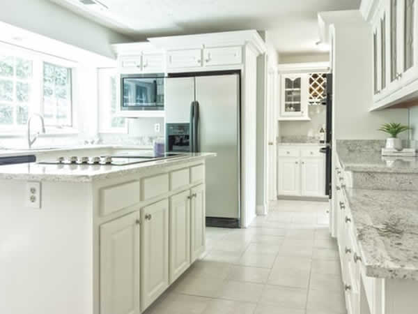 kitchen with ceramic tile floor