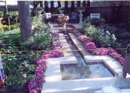 landscaping with water feature