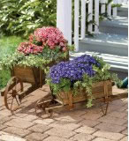 manufactured wheelbarrow planter