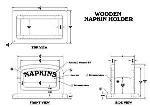 napkin holder plans