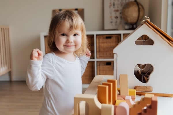 child in bedroom