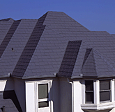 complex roof rafter system on a home