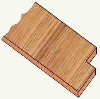 Notched stair tread