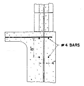 storm shelter foundation reinforcing detail