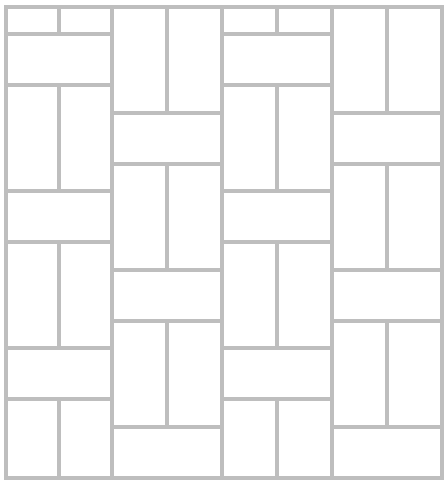 Woven Rattan Vertical tile design, pattern, layout