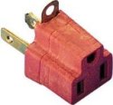 3-prong to 2-prong adapter
