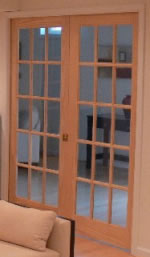 Pocket French doors