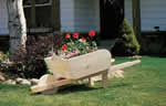 wheelbarrow planter
