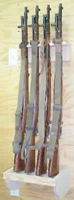 4 rifle wall rack