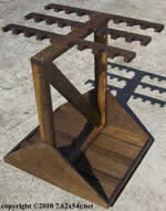 free standing rifle rack