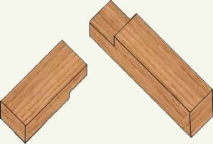 Lap joint construction