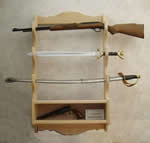 rifle and gun rack