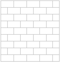 Bricks tile design, pattern, layout