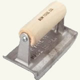 Concrete edging tool