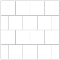 Square Bricks tile design, pattern, layout