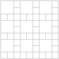 Steps tile design, pattern, layout