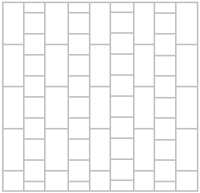 Walkway tile design, pattern, layout