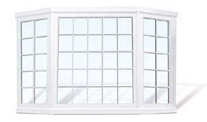 External appearance of a bow window