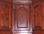 Corner kitchen wall cabinet