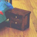 dollhouse furniture - night table.