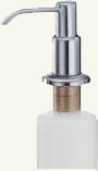 Kitchen faucet soap dispenser