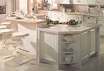 Multi-level kitchen island