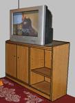 plywood entertainment center