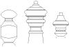 finials