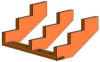 staircase kickboard