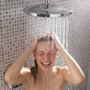 12 inch Chrome Sunflower shower head