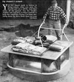 Hovercraft carries 200 lb. load