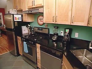 uncluttered kitchen