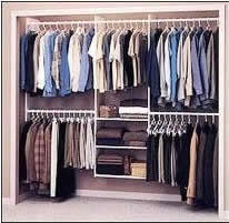 plastic coated wire closet organizer