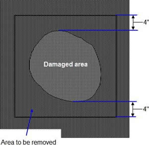 Damaged asphalt removal