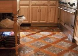 hardwood and marble floor