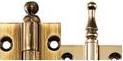 ball & finial hinge pin tips
