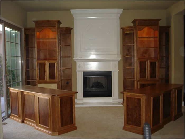 home office after room remodel