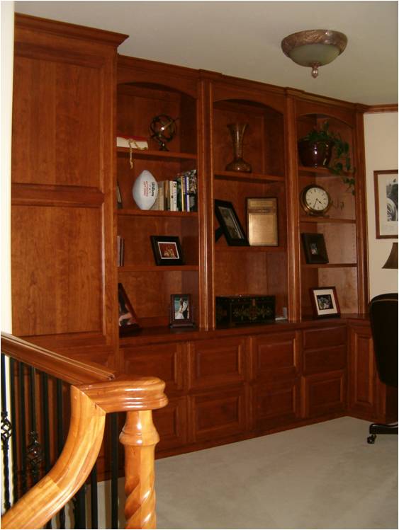 home office after room remodel
