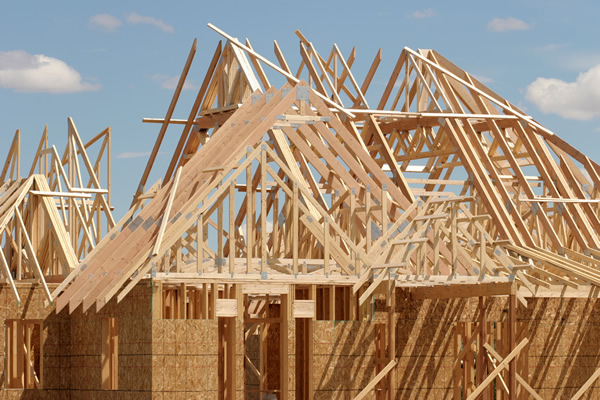 roof construction using rafters