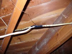 no electrical box used